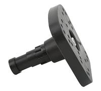 Generic Fishfinder Mount Adjustable Rotation Durable ABS and Metal Sounder Mount for Marine Electronics - 1 Unit