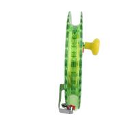 Generic Fishing Line Reel Lightweight ABS Multifunctional Hollow Design Fly Reel for Rivers Lakes Streams for Fishing Enthusiasts Blue 8.7in X 1.6in 450g (Green)