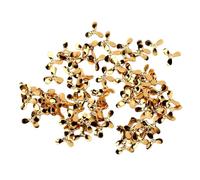 Generic Fishing Propeller Blades 100pcs Three Blade Metal 10x3.6mm (Golden)