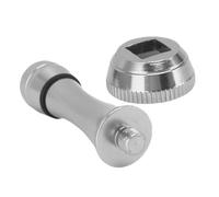 Generic Fishing Reel Balance Rod, Fishing Reel Stabilizer Rod Lightweight Aluminum Alloy for Upgrading (Silver Black)