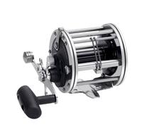 Generic Fishing Reel Trolling Round Boat With Metal Body Right Crank Handle Adjustable Front Drag Firm Seat suitable for deep water lines saltwater pursuits boat angling, PN300-10