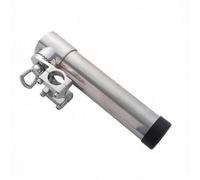 Generic Fishing Rod Holder Marine Rail Mount Boat Rod Holder Stainless Steel Construction With End Cap Scratch Protection suitable for trolling yachts boats