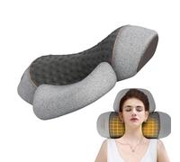 Generic Fisiorest 3 in-1 Neck Massager, Deep Tissue Kneading & Stretching Massage Pillow for Neck, Head & Shoulders, Heat Therapy, Relieves Spinal Pain & Stress, Ergonomic Design