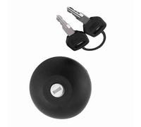 Generic Fit for Fit for Master II 1998-2010 Durable Locking Fuel Cap Cover for 2 Keys for, Black Replace Your Old or Broken Fuel Tank Cap for for Master II 1998-2010, Plastic
