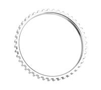 Generic Fit for MK2 44 Teeth Silver ABS Ring for 2000> All Models, Original Standard Anti- Front Near/Off Sides ABS Ring for Easy Installation, Made with Material for Durability