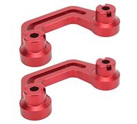 Generic Fit for Wrangler JL JLU Windshield Light Mounting Bracket Strong Aluminium Alloy Work Light Holder for 2018-2022, Fit for Sahara Rubicon Sport, 2X Hood Mount for Off-Road Enthusiasts (Red)