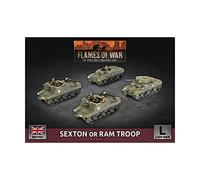 Generic Flames of War: Sexton (Kangaroo) Troop (BBX76) 1:100 Scale Plastic Model Kit for Adults 15+
