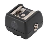 Generic Flash Hot Shoe Adapter Durable PC Port Camera Microphone Studio Light for Photography Studio ABS Aluminum 1 Piece