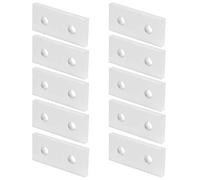 Generic Flat Joining Plate 10 Pack Aluminum Connecting Plates for Versatile Vertical Connections in Construction (2020)