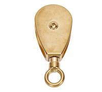 Generic Flexible Crane Swivel Pulley Heavy Duty Brass for Kayaking and Signal Flags 1 Unit (38mm)