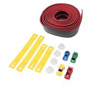 Generic Flexible Inertia Race Car Track Playset with 4 Alloy Cars Soft Impact Resistant Track for Kids STEM Education Toy