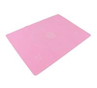 Generic Flexible Silicone Knead Mat with Scale Strong Toughness Baking Accessory for Precise Dough Making for Home Cooks Pink 17.3x25.2in