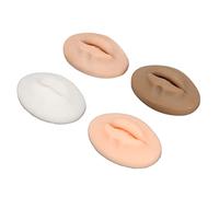 Generic Flexible Silicone Lip Model Kit - Tooth Shape Design For Realistic Feel - Set of 4 For Practice - Wide Range of Uses - For Novice to Experts - Various Skin Colors