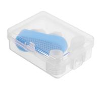 Generic Flexible Silicone Mini Stopper Nose Plug, Frog-Shaped Nasal Ventilation Device for Sleep, Blue Square Design, Pocket-Friendly Snore Reduction Aid for Men and Women