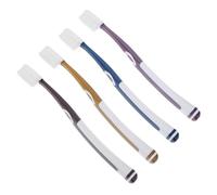 Generic Flexible Silicone Toothbrush Heads 1 Set 4Pcs for Adults Comfortable Ergonomic Design for Family Use