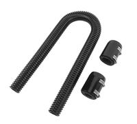 Generic Flexible Stainless Steel Radiator Hose Efficient Cooling for Universal Fit High Longevity 36" Kit - Engine Compartment, Front, Rear, Lower (Black)