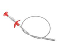 Generic Flexible Stainless Steel Sink Drain Clog Cleaner Tool Pp Handle for Grab and Remove Garbage from Clogged Drains and Washbasin for Cleaning Sewers