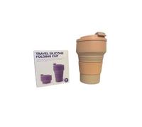 Generic FlexiHydrate 350ml Travel Silicone Folding Cup (Pink), JK-FC02