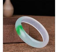 Generic Floating Green Flower Jadeite Round Bands Gete Round Bands Genuine Most Precious Gift Charm Bracelet To Express Your Love,Verte-56