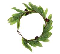 Generic Flower Headband Olive Leaf Wreath Stylish Head Accessory for Women's Party