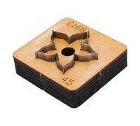 Generic Flower Leather Cutting Die Durable Steel Tool for DIY Crafts Decorations,Includes Leather Craft Cutting Die (45mm)