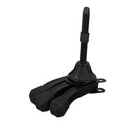 Generic Flute Stand Holder Kick Stand Mic Rack Mini Microphone Desk Boom Mic Stand Rechargeable Music Stand Light Player Mandolin Detachable Clarinet Foldable Phone Tripod Alloy Black