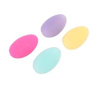 Generic Flute Thumb Rest Cushion, Comfortable Silicone Pads, Relieve Fatigue for Flute Players, Colourful Design, 4 Pcs