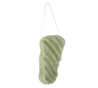 Generic Flutter Body Sponges for Gentle Facial and Skin Care - Big Size Exfoliating Sponges for Sensitive Skin - Individually Packaged (Long Wavy Green (Dry))