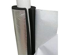 Generic Foam Pipe Insulation Lagging, Rubber & Plastic, White, 120/140/165/219/273/325/377mm ID, 40mm Thick, 95cm Length, 1 Pack, Insulation Lagging
