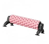 Generic Foam Roller Support Massage Roller Recovery Tool with Textured Surface and Suction Cup Base Suitable for Gym Workouts Physical Therapy Travel, Pink, Wolf Tooth with Stand Foam Roller