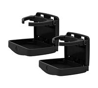 Generic Foldable Car Cup Holder Compact Space Saving Drink Holder for RV Boat Marine 2pcs (Black（HF-PA）)