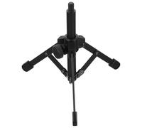 Generic Foldable Metal Desktop Microphone Stand Tripod Mic Holder Adjustable Height Desk Mic Stand for Podcast and Recording Use