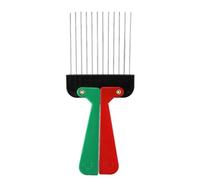 Generic Foldable Metal Wide Teeth Salon Comb Afro Detangle Pick Comb Hair Styling Tools