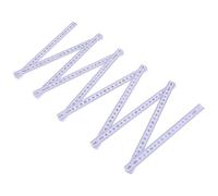 Generic Foldable Ruler Made of Sturdy Plastic with Reading and Snag-free Design, Measuring Tool for DIY and Carpentry Tasks, for Precise Measurements and Easy Folding Storage Random Color