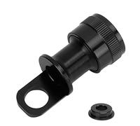 Generic Folding Bike Quick Release Pedal Buckle Holder Durable Aluminum 5mm 10mm Adapter for Easy Pedal Removal (Black)
