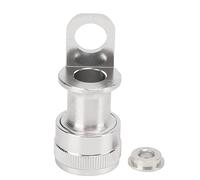 Generic Folding Bike Quick Release Pedal Buckle Holder Durable Aluminum 5mm 10mm Adapter for Easy Pedal Removal (Silver)