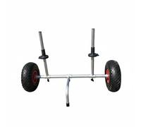 Generic Folding Boat Trailer Folding Cart Kayak Canoe Trolley With Aluminum Alloy Frame And Large Multi Terrain Wheels folding design suitable for beach transport river trips marina use home storage