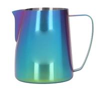 Generic Food Grade 304 Stainless Steel Frothing Pitcher Professional Spout Design for Milk Coffee (Colorful)