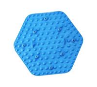 Generic Foot Massage Pad, Acupressure Mat, Massage Floor Mat, Toe Plate with Silicone Material and Pressure Point Function for Office Workers, The Elderly, St, Hexagon Blue