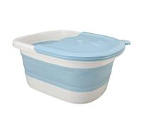Generic Foot Soaking Tub, Foldable Foot Bath with High Walls, Comfortable Care for Home Use, Plastic Material, 1 Unit (Blue)