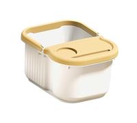 Generic Footbath Bucket with Massage Points, Relaxing Footbath, Sturdy, Portable And Comfortable with Handle, Ideal for The Home, White Yellow, S