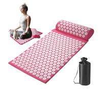 Generic Footprint, Spike Mat Massage Set with Pillow, Back Mat, Massage Mat Set, Mediation Accessories for Home, Office or Travel, Home Use