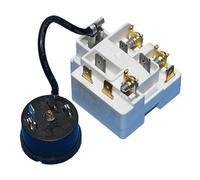 Generic For Compressor Starter QP3-12A Refrigerator Compressor Relay Protector With 4UF Capacitor Repair Parts(Starter Protector)