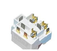 Generic For Compressor Starter QP3-12A Refrigerator Compressor Relay Protector With 4UF Capacitor Repair Parts(1pcs Starter)