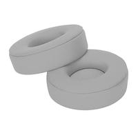 Generic For SoloPro Ear Pads Replacement Earpads, Flexible and Comfortable Ear Cushion Pads For Wireless On Headphones, 2 X Soft Leather Earpads (Grey)