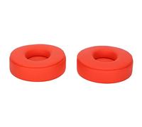 Generic For SoloPro Ear Pads Replacement Earpads, Flexible and Comfortable Ear Cushion Pads For Wireless On Headphones, 2 X Soft Leather Earpads (Red)