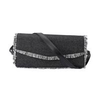 Generic Forearm Bag, Nice Plenty of Storage Space Forearm Bag Fringed Versatile Convenient Handles for The weekend's Holiday (Black)