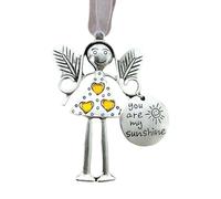Generic Forever Bestie Friendship Pendant, Metal Christmas Angel Hanging Ornament, Crazy Beautiful Friends Forever, Friendship Gift for Best Friends