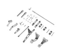 Generic Forward Controls Foot Pegs Kit Durable Modern Design Upgrade for XL 883 1200 2014-2022 CNC Machined 37pcs (Electroplated)
