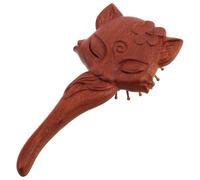 Generic Fox-shaped Wooden Hair Styling Tool with Ergonomic Handle and Anti-static Cushion for Daily Styling and Scalp Care, Cartoon Massage Comb Suitable and Men